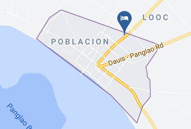 Bohol - Alona Palm Beach Resort And Restaurant Maps