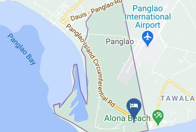 Bohol - Alona's Coral Garden Resort Maps