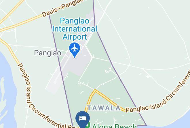 Alona Vida Beach Resort Map