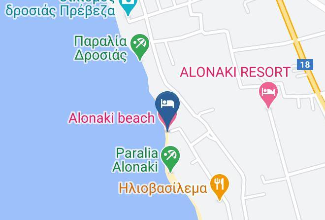 Preveza - Alonaki Beach Maps