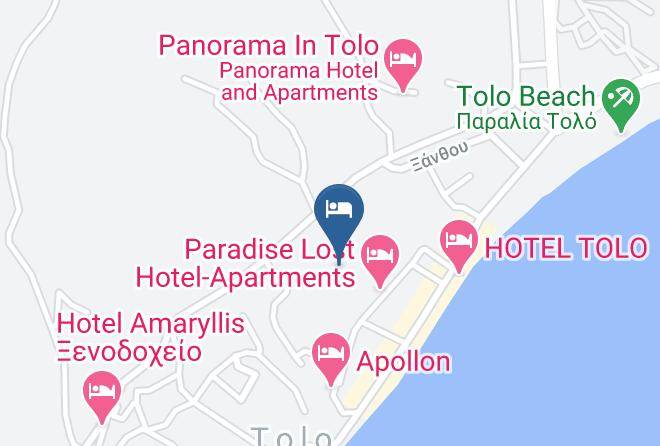 Argolis - Alonia Studios Maisonettes Maps