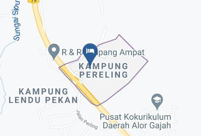 Alor Gajah District - Alor Gajah Homestay Maps