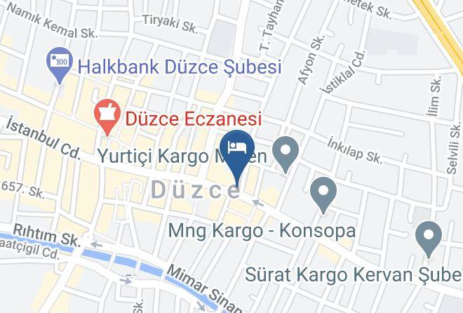 Duzce Burhaniye - Alp Otel Maps