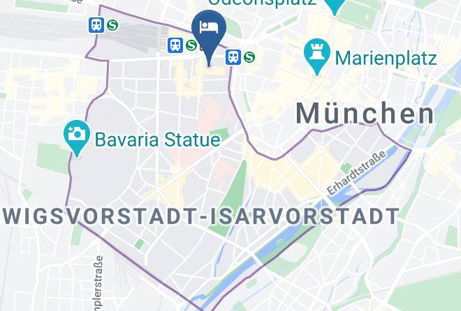 Munich District - Alpen Hotel Munchen Maps