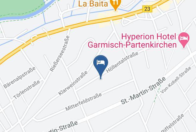 Garmisch Partenkirchen - Alpenflora Ferienwohnungen Im Haus Burgstaller Maps