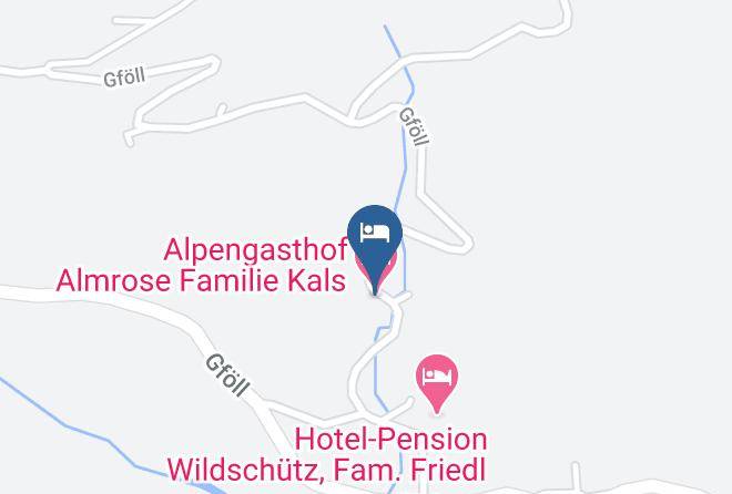 Zell Am See - Alpengasthof Almrose Familie Kals Maps