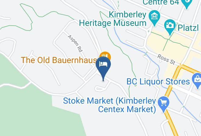 East Kootenay - Alpenglow Bed And Breakfast Maps