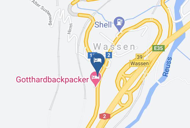 Wassen - Alpenhof Hotel Maps