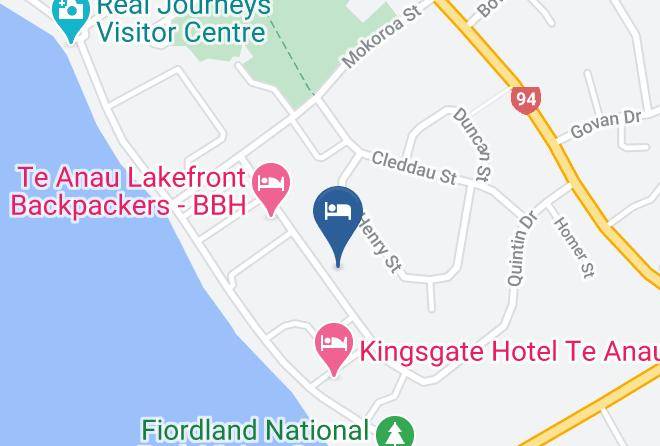 Te Anau - Alpenhorn Motel Maps