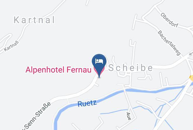 Innsbruck Land - Alpenhotel Fernau Maps