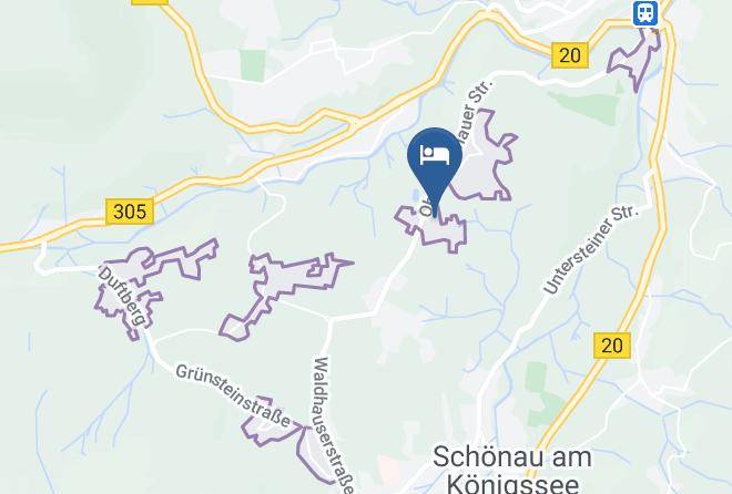 Berchtesgadener Land - Alpenpanoramahotel Garni Kohlhiasl Hoh Maps
