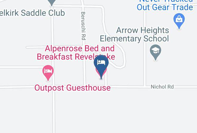 Columbia Shuswap - Alpenrose Bed And Breakfast Revelstoke Maps