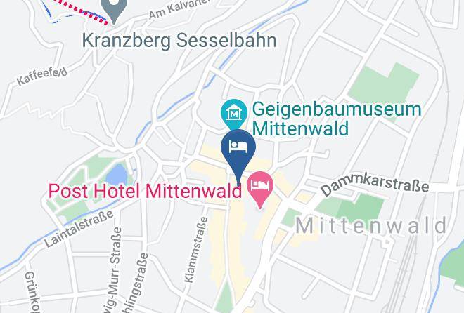 Garmisch Partenkirchen - Alpenrose Mittenwald Maps