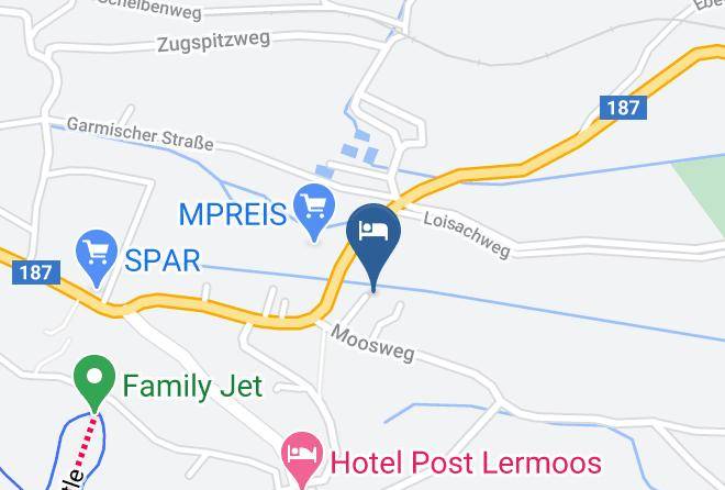 Reutte - Alpenstern Lermoos Ferienwohnungen Pension Suites Maps