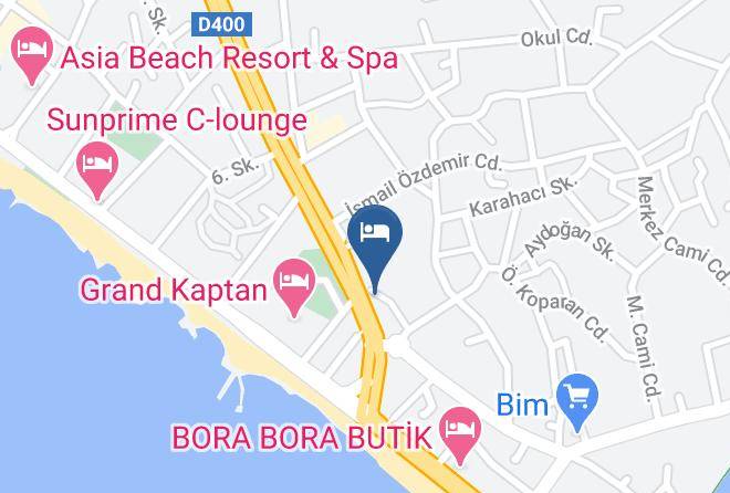 Alanya - Alperbey Hotel Maps