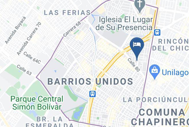 Alpes Bogota Polo Club Map