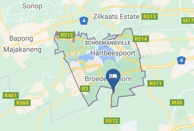 Bojanala - Alpha Conference Centre Maps