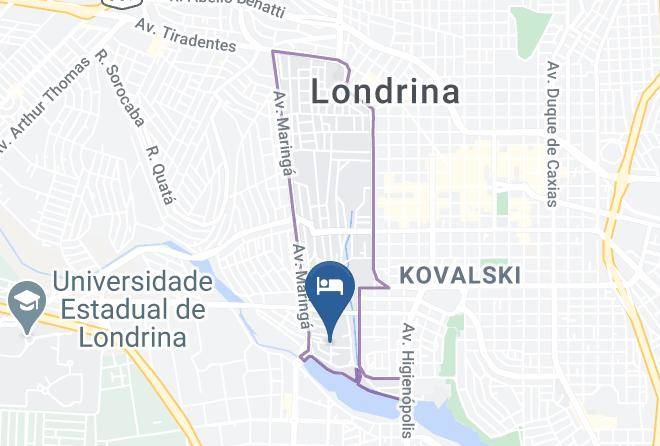 Londrina - Alpha Hospedaria Maps