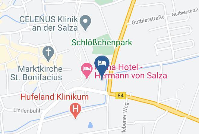Unstrut Hainich Kreis - Alpha Hotel Hermann Von Salza Maps