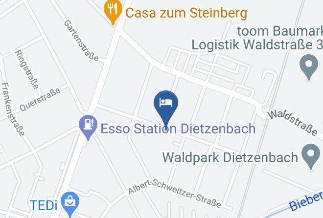 Offenbach - Alpha Hotel Garni Maps