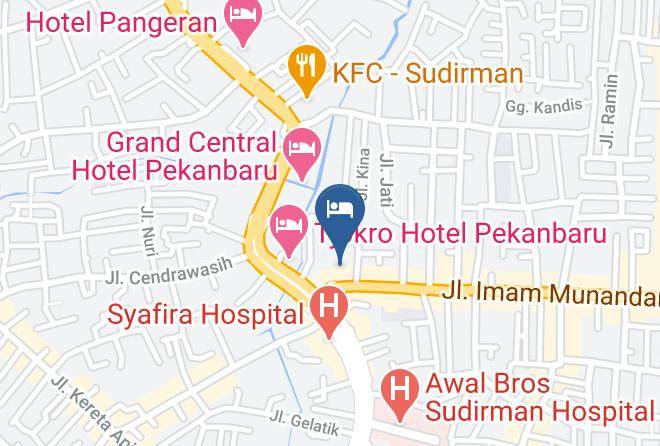 Pekanbaru - Alpha Hotel Maps