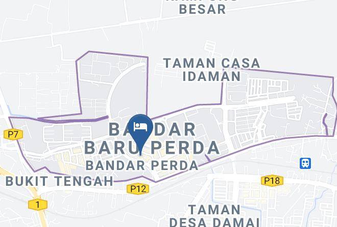 Bukit Mertajam - Alpha Hotel Maps