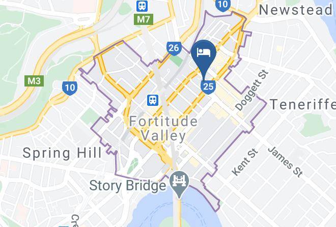 Brisbane - Alpha Mosaic Hotel Fortitude Valley Maps