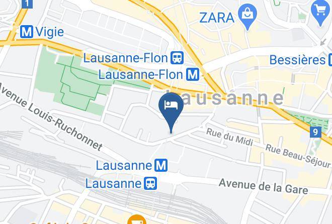 Lausanne - Alpha Palmiers Maps