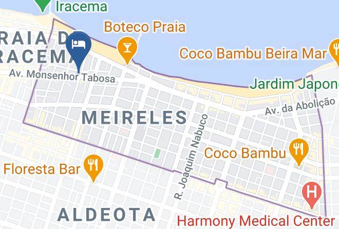 Fortaleza - Alpha Praia Hotel Maps