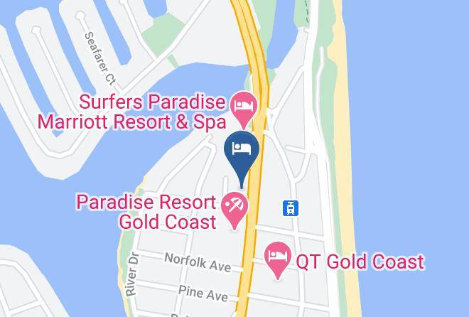 Gold Coast - Alpha Sovereign Hotel Gold Coast Maps