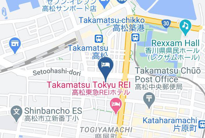Takamatsu City - Alphabed Inn Maps