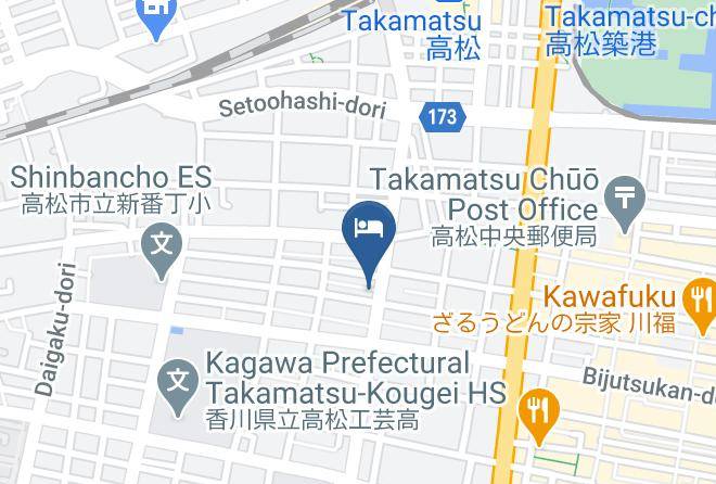 Takamatsu City - Alphabed Maps
