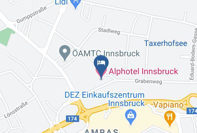 Innsbruck Stadt - Alphotel Innsbruck Maps