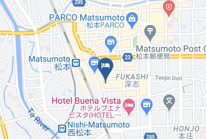 Matsumoto City - Alpico Plaza Hotel Maps
