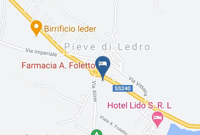 Trento - Alpieve Albergo Pieve Maps