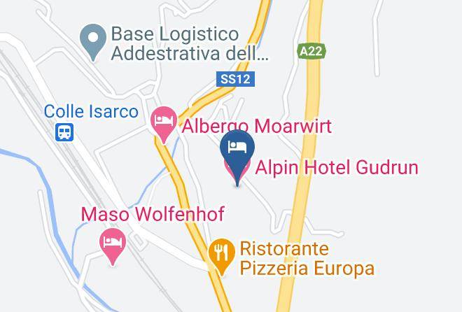Alpin Hotel Gudrun Map
