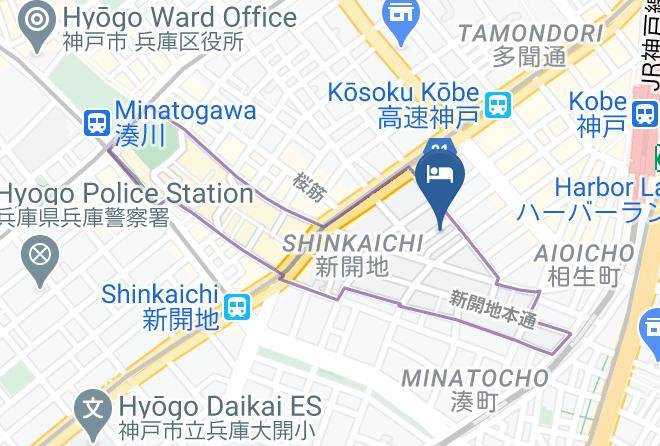 Kobe City Hyogo Ward - Alpina Hotel Maps