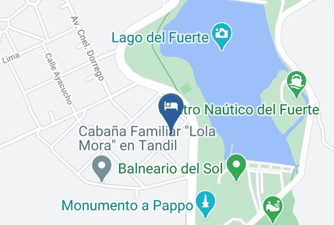 Tandil Partido - Alpinas Del Lago Maps