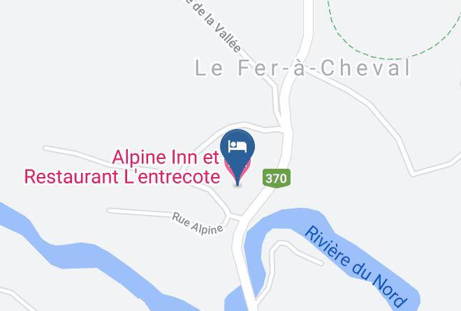 Les Pays D En Haut Regional County Municipality - Alpine Inn Et Restaurant L'entrecote Maps
