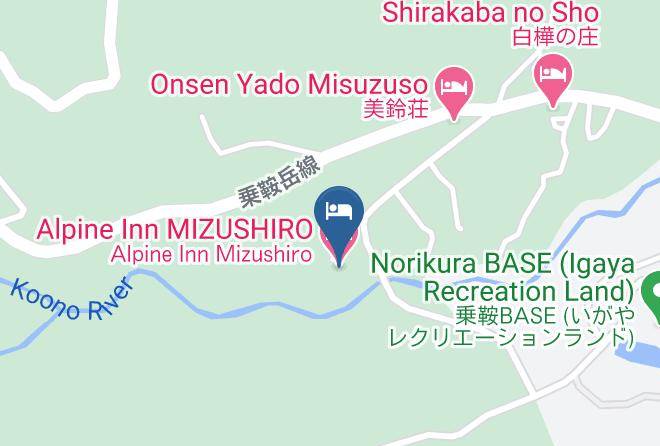 Matsumoto City - Alpine Inn Mizushiro Maps
