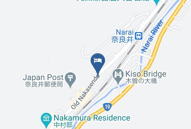 Shiojiri City - Alpine Inn Mizushiro Maps