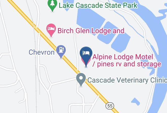 Valley - Alpine Lodge Motel Pines Rv And Storage Maps
