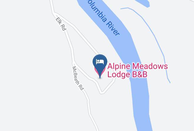 Columbia Shuswap - Alpine Meadows Lodge B&b Maps