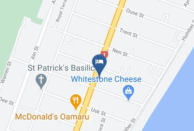 Waitaki Otago - Alpine Motel Oamaru Maps