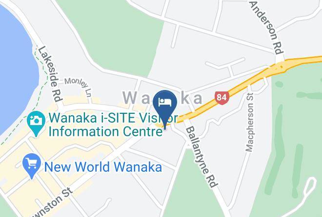 Queenstown Lakes - Alpine Motel Wanaka Maps
