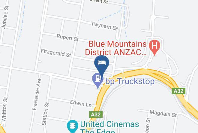 Alpine Motor Inn Map