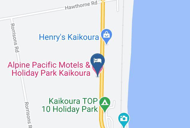 Kaikoura - Alpine Pacific Motels & Holiday Park Kaikoura Maps