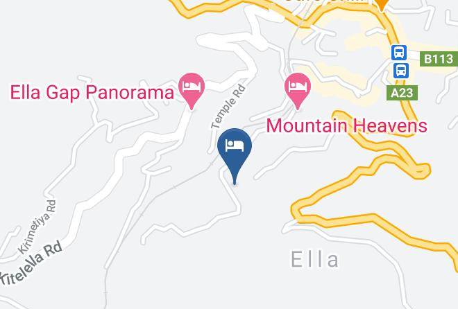 Ella Alpine Resort Map