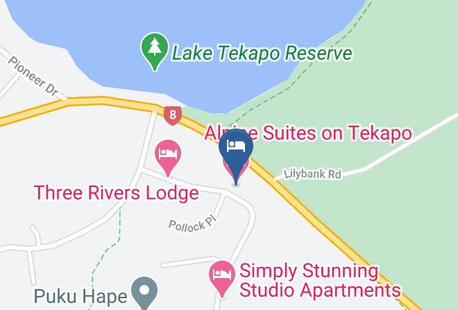 Alpine Suites On Tekapo Map