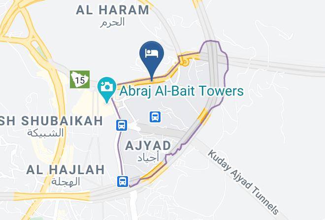 Mecca - Alqadsia Hotel Maps